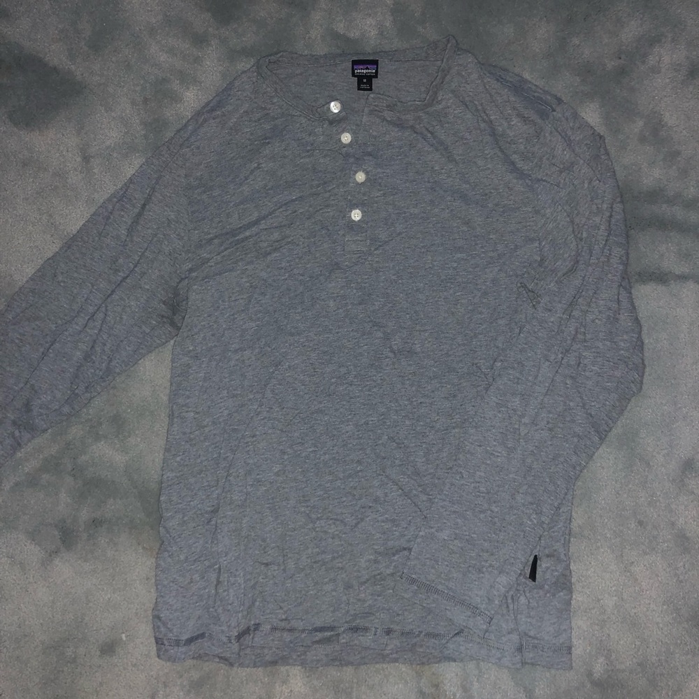 PATAGONIA HENLEY | MEDIUM | GRAY